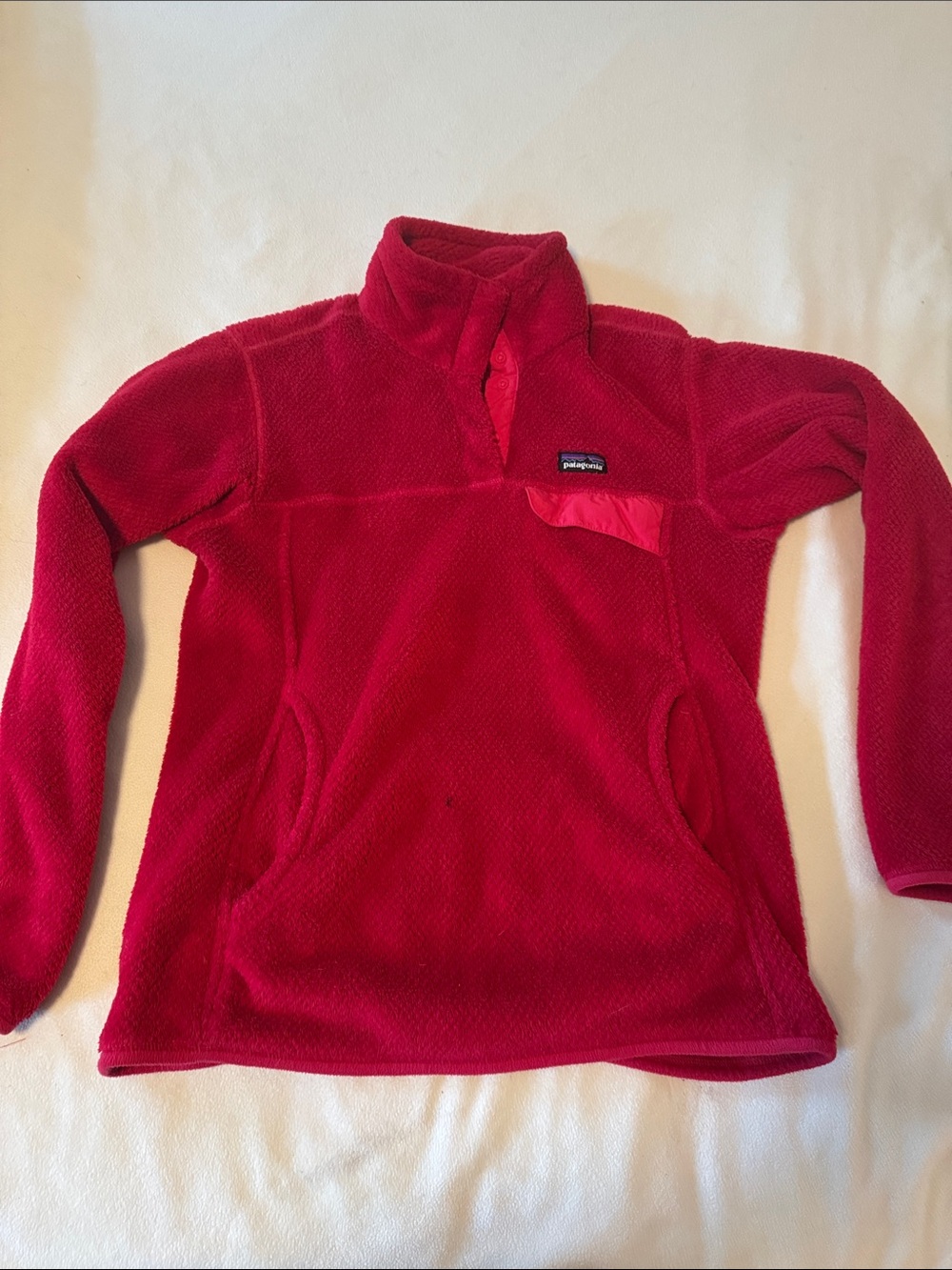 Patagonia Women’s Crimson Red Cowl Retro Fleece Pullover
